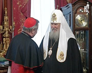 Святейший Патриарх Алексий встретился с кардиналом Вальтером Каспером