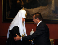 Встреча Святейшего Патриарха Кирилла с первым вице-премьером Правительства РФ В.А. Зубковым