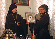 Белгородской епархии передана старинная икона, конфискованная таможенными службами