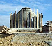 Продолжаются строительные работы по воссозданию памятника россиянам в Галлиполи (Гелиболу)