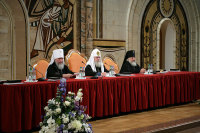 Святейший Патриарх привел статистические данные, касающиеся Москвы и всей Русской Церкви