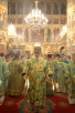 День Святого Духа. Богослужение в Успенском соборе Московского Кремля.