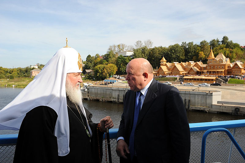 Последний день Патриаршего визита в Нижегородскую епархию. Посещение Александро-Невского собора Нижнего Новгорода.