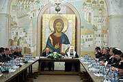 Святейший Патриарх Алексий возглавил XIX заседание Советов по изданию Православной энциклопедии