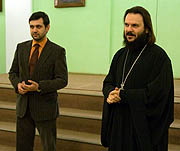 Студенты Санкт-Петербургской духовной академии встретились с главным редактором журнала 'Фома' В.Р. Легойдой