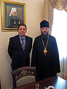 Ректор КДА епископ Бориспольский Антоний встретился с послом Греческой Республики на Украине