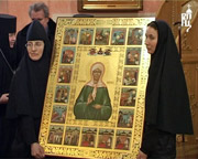 Святейший Патриарх совершил Божественную литургию в Покровском ставропигиальном монастыре