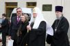 Встреча Святейшего Патриарха Алексия с участниками православной детской паломнической миссии