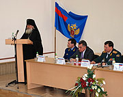 Архиепископ Владивостокский Вениамин принял участие в торжествах в честь юбилея органов наркоконтроля