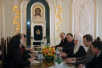Встреча Святейшего Патриарха Алексия с главой МИД Республики Черногория Миланом Роченом