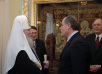 Встреча Святейшего Патриарха Алексия с главой МИД Республики Черногория Миланом Роченом