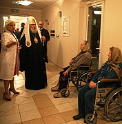 Предстоятель Русской Церкви посетил Дом милосердия в Минске