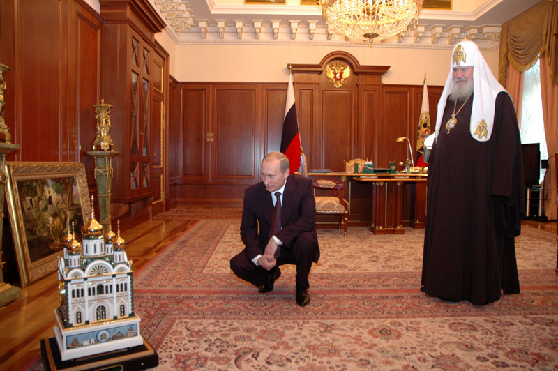 Встреча Президента России В.В. Путина со Святейшим Патриархом Алексием