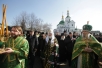 Патриаршее освященние возвращенной звонницы Свято-Данилова монастыря и церемония первого звона
