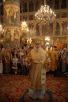 24 мая в день святых равноапостольных Кирилла и Мефодия Святейший Патриарх в Успенском соборе Кремля совершил Божественную литургию