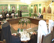 В Свято-Даниловом монастыре состоялось заседание Священного Синода Русской Православной Церкви