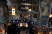 Патриаршее служение в канун Великого четверга в Сретенском монастыре