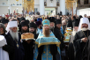 Патриарший визит на Украину. День девятый. Прибытие в Почаевскую лавру. Всенощное бдение.