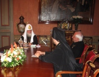 Святейший Патриарх Кирилл встретился с руководством Фрибургского университета и Института Восточных Церквей в Регенсбурге