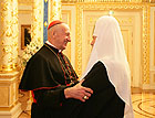 Святейший Патриарх Алексий встретился с кардиналом Роже Эчегераем (обновленная версия)