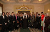 Встреча Святейшего Патриарха Алексия с делегацией Международной ассоциации благотворительных фондов &laquo;Мама&raquo;