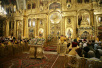 Всенощное бдение в Богоявленском кафедральном соборе накануне дня Тезоименитства Святейшего Патриарха