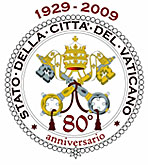 Юбилейная серия марок к 80-летию Латеранских соглашений выпущена в Ватикане