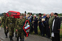 На военном кладбище Моздока преданы земле останки неизвестных солдат, погибших в Чечне