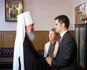 Управляющий делами Московской Патриархии митрополит Климент встретился с Министром иностранных дел Республики Сербия