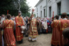 Архиерейское богослужение в день памяти мучеников Флора и Лавра