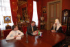Встреча Святейшего Патриарха Алексия с послом Дании в России г-ном П. Карлсеном