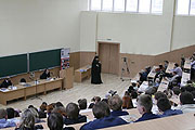 Архиепископ Нижегородский Георгий встретился со студентами Нижегородского государственного технического университета