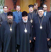 Делегация Константинопольского Патриархата встретилась с митрополитом Владимиром и иерархами Украинской Православной Церкви