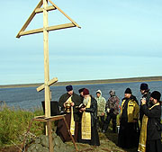 На месте самой северной ссылки свт. Луки (Войно-Ясенецкого) установлен поклонный крест