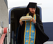 В Хабаровск доставлены святыни, переданные Святейшим Патриархом в дар дальневосточным епархиям