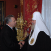 Встреча Святейшего Патриарха Алексия с губернатором Хабаровского края В.И. Ишаевым