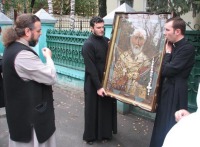 В Винницу принесена чудотворная икона святителя Николая из Батуринского Крупицкого монастыря