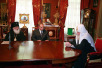 Встреча Святейшего Патриарха Алексия с губернатором Новгородской области С.Г. Митиным