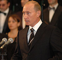 Речь Президента РФ Владимира Путина по случаю 45-летия архиерейской хиротонии Святейшего Патриарха Алексия