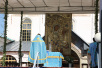 Первосвятительский визит в Тихвинский Успенский мужской монастырь. День первый. Прибытие и молебен перед чудотворной Тихвинской иконой Божией Матери.