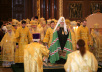 Божественная литургия в Храме Христа Спасителя в день Тезоименитства Святейшего Патриарха