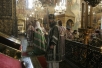 Патриаршее служение в Успенском соборе Кремля в день памяти святителя Феогноста