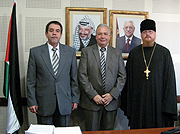 Начальник Русской духовной миссии в Иерусалиме встретился с управляющим делами президента Палестинской национальной администрации