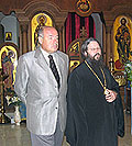 Михаил Швыдкой посетил подворье Американской Православной Церкви в Москве