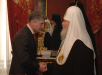 Встреча Святейшего Патриарха Алексия с губернатором Корякского автономного округа О.Н. Кожемяко