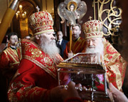 Принесение в Россию десницы святителя Спиридона Тримифунтского