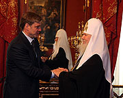 Губернатор Приморья поздравил Святейшего Патриарха Алексия с годовщиной интронизации