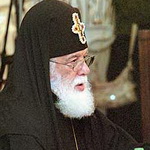 Католикос-Патриарх всея Грузии Илия II выступил на митинге оппозиции, призвав народ к единству