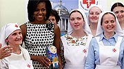 Супруга Президента США посетила Свято-Димитриевское сестричество милосердия в Москве