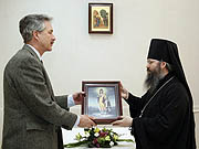 Посол США в России Уильям Бернс посетил подворье Православной Церкви в Америке по случаю окончания своего дипломатического служения в России